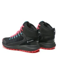 Chaussures De Trekking Columbia Trailsorm™ Mid Waterproof BL0155 Black/White 014 -Chaussure Soldes Boutique chaussures de trekking columbia trailsormtm mid waterproof bl0155 black white 014 2