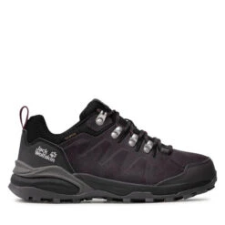Chaussures De Trekking Jack Wolfskin Refudio Texapore Low W 4050821 Dark Steel/Purple -Chaussure Soldes Boutique chaussures de trekking jack wolfskin refudio texapore low w 4050821 dark steel purple 2