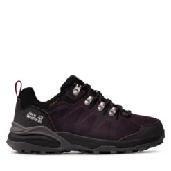 Chaussures De Trekking Jack Wolfskin Refudio Texapore Low W 4050821 Dark Steel/Purple -Chaussure Soldes Boutique chaussures de trekking jack wolfskin refudio texapore low w 4050821 dark steel purple 3