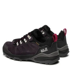 Chaussures De Trekking Jack Wolfskin Refudio Texapore Low W 4050821 Dark Steel/Purple -Chaussure Soldes Boutique chaussures de trekking jack wolfskin refudio texapore low w 4050821 dark steel purple 5