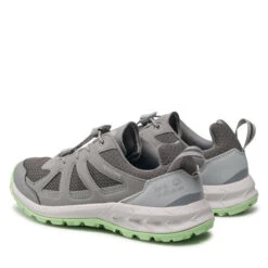 Chaussures De Trekking Jack Wolfskin Woodland 2 Vent Low W 4051291 Dark Grey/Light Green -Chaussure Soldes Boutique chaussures de trekking jack wolfskin woodland 2 vent low w 4051291 dark grey light green 2