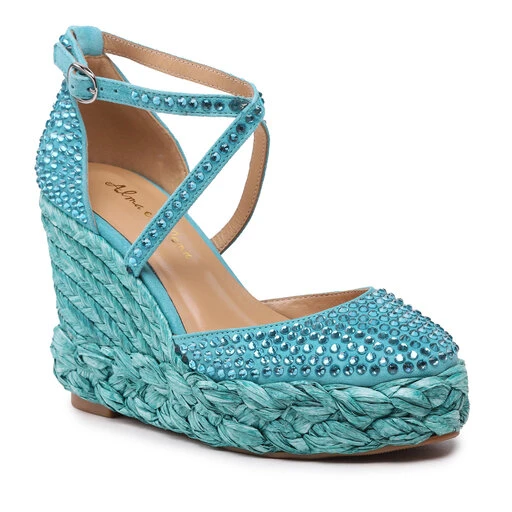 Espadrilles Alma En Pena V23500 Suede Turquoise 3 Espadrilles Alma En Pena V23500 Suede Turquoise