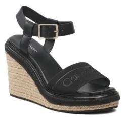 Espadrilles Calvin Klein Wedge 70HH HW0HW01499 Ck Black BEH