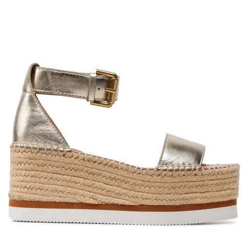 Espadrilles See By Chloé SB32201A Light Gold 056 4 Espadrilles See By Chloé SB32201A Light Gold 056 – Image 2