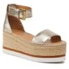 Espadrilles See By Chloé SB32201A Light Gold 056 2 Espadrilles See By Chloé SB32201A Light Gold 056 -Chaussure Soldes Boutique espadrilles see by chloe sb32201a light gold 056