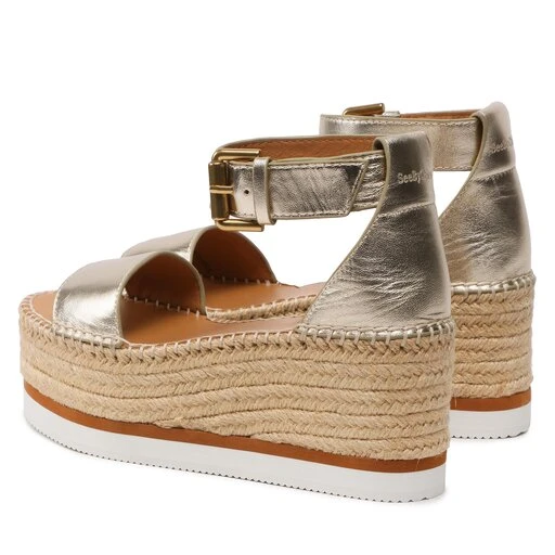 Espadrilles See By Chloé SB32201A Light Gold 056 5 Espadrilles See By Chloé SB32201A Light Gold 056 – Image 3