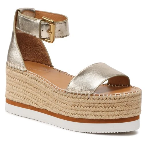 Espadrilles See By Chloé SB32201A Light Gold 056 3 Espadrilles See By Chloé SB32201A Light Gold 056