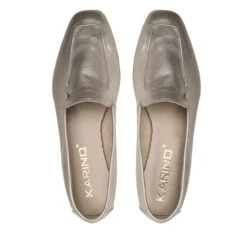 Loafers Karino 4662/74-P Złoty/Lico -Chaussure Soldes Boutique loafers karino 4662 74 p zloty lico 4