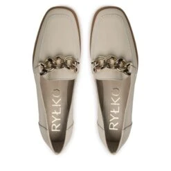 Loafers Ryłko F1R14 Kremowy 6NJ 11 Loafers Ryłko F1R14 Kremowy 6NJ -Chaussure Soldes Boutique loafers rylko f1r14 kremowy 6nj 4