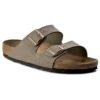 Mules / Sandales De Bain Birkenstock Arizona 0151211 Stone -Chaussure Soldes Boutique mules sandales de bain birkenstock arizona 0151211 stone