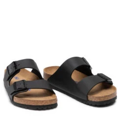 Mules / Sandales De Bain Birkenstock Arizona 551251 Schwarz -Chaussure Soldes Boutique mules sandales de bain birkenstock arizona 551251 schwarz 4