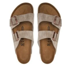 Mules / Sandales De Bain Birkenstock Arizona Bs 0051461 Taupe -Chaussure Soldes Boutique mules sandales de bain birkenstock arizona bs 0051461 taupe 4