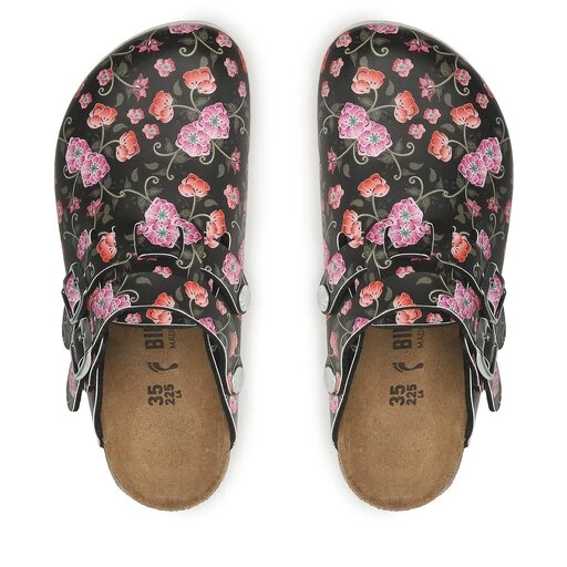 Mules / Sandales De Bain Birkenstock Kay Prof 1016662 Blooming Roses Black 7 Mules / Sandales De Bain Birkenstock Kay Prof 1016662 Blooming Roses Black – Image 5
