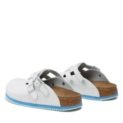 Mules / Sandales De Bain Birkenstock Kay Prof 582624 White -Chaussure Soldes Boutique mules sandales de bain birkenstock kay prof 582624 white 2