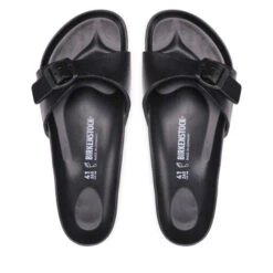 Mules / Sandales De Bain Birkenstock Madrid 0128161 Black 13 Mules / Sandales De Bain Birkenstock Madrid 0128161 Black -Chaussure Soldes Boutique mules sandales de bain birkenstock madrid 0128161 black 5