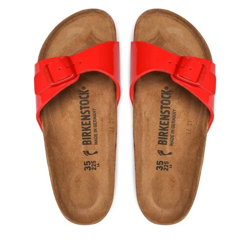 Mules / Sandales De Bain Birkenstock Madrid 1024111 Patent Cherry 7 Mules / Sandales De Bain Birkenstock Madrid 1024111 Patent Cherry – Image 5