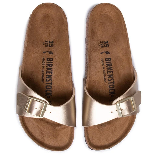 Mules / Sandales De Bain Birkenstock Madrid Bs 1016107 Gold 7 Mules / Sandales De Bain Birkenstock Madrid Bs 1016107 Gold – Image 5