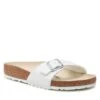 Mules / Sandales De Bain Birkenstock Madrid Bs 40731 White -Chaussure Soldes Boutique mules sandales de bain birkenstock madrid bs 40731 white