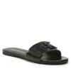 Mules / Sandales De Bain Calvin Klein Jeans Flat Sandal Slide Hw YW0YW00952 Black BDS -Chaussure Soldes Boutique mules sandales de bain calvin klein jeans flat sandal slide hw yw0yw00952 black bds