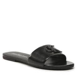 Mules / Sandales De Bain Calvin Klein Jeans Flat Sandal Slide Hw YW0YW00952 Black BDS