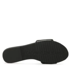 Mules / Sandales De Bain Calvin Klein Jeans Flat Sandal Slide Hw YW0YW00952 Black BDS -Chaussure Soldes Boutique mules sandales de bain calvin klein jeans flat sandal slide hw yw0yw00952 black bds 3