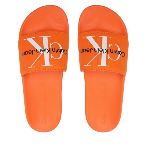 Mules / Sandales De Bain Calvin Klein Jeans Slide Monogram Co YM0YM00061 Firecracker 0JG 7 Mules / Sandales De Bain Calvin Klein Jeans Slide Monogram Co YM0YM00061 Firecracker 0JG – Image 5
