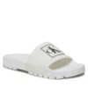 Mules / Sandales De Bain Calvin Klein Jeans Truck Slide Monogram Rubber M YM0YM00591 White YBR -Chaussure Soldes Boutique mules sandales de bain calvin klein jeans truck slide monogram rubber m ym0ym00591 white ybr