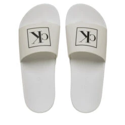 Mules / Sandales De Bain Calvin Klein Jeans Truck Slide Monogram Rubber M YM0YM00591 White YBR -Chaussure Soldes Boutique mules sandales de bain calvin klein jeans truck slide monogram rubber m ym0ym00591 white ybr 4