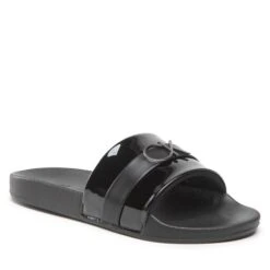 Mules / Sandales De Bain Calvin Klein Pool Slide W/Hw HW0HW01523 Ck Black BEH