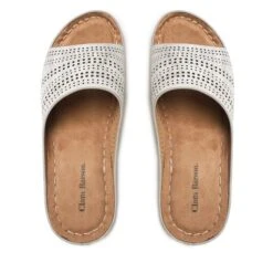 Mules / Sandales De Bain Clara Barson WSS20874-01 White -Chaussure Soldes Boutique mules sandales de bain clara barson wss20874 01 white 4