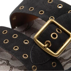 Mules / Sandales De Bain Coach Ally Suede CA460 Black/Oak 13 Mules / Sandales De Bain Coach Ally Suede CA460 Black/Oak -Chaussure Soldes Boutique mules sandales de bain coach ally suede ca460 black oak 5