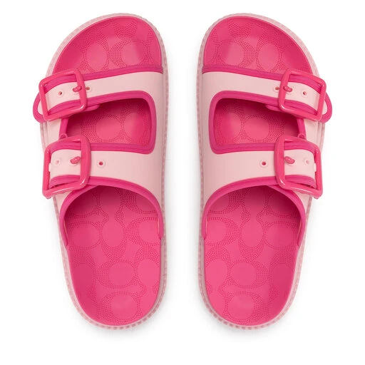 Mules / Sandales De Bain Coach Lucy Rubber CA483 Carnation 7 Mules / Sandales De Bain Coach Lucy Rubber CA483 Carnation – Image 5