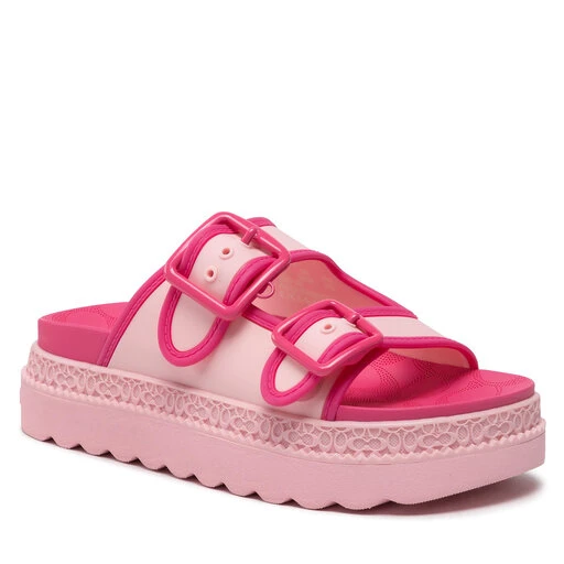 Mules / Sandales De Bain Coach Lucy Rubber CA483 Carnation 3 Mules / Sandales De Bain Coach Lucy Rubber CA483 Carnation