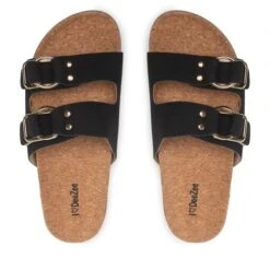 Mules / Sandales De Bain DeeZee WS280601-01 Black -Chaussure Soldes Boutique mules sandales de bain deezee ws280601 01 black 4