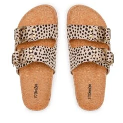 Mules / Sandales De Bain DeeZee WS280601-01A Beige -Chaussure Soldes Boutique mules sandales de bain deezee ws280601 01a beige 4