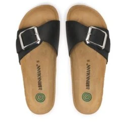 Mules / Sandales De Bain Dr. Brinkmann 700287-01 Schwarz -Chaussure Soldes Boutique mules sandales de bain dr brinkmann 700287 01 schwarz 4