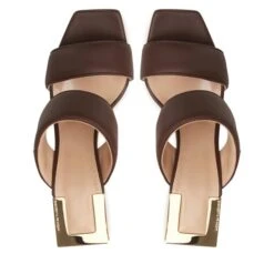 Mules / Sandales De Bain Elisabetta Franchi SA-66L-32E2-D88 Fondente 11 Mules / Sandales De Bain Elisabetta Franchi SA-66L-32E2-D88 Fondente -Chaussure Soldes Boutique mules sandales de bain elisabetta franchi sa 66l 32e2 d88 fondente 4