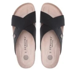 Mules / Sandales De Bain Genuins Cesar G105055 Black -Chaussure Soldes Boutique mules sandales de bain genuins cesar g105055 black 3