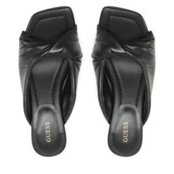 Mules / Sandales De Bain Guess FL6RNH LEA03 BLACK -Chaussure Soldes Boutique mules sandales de bain guess fl6rnh lea03 black 4