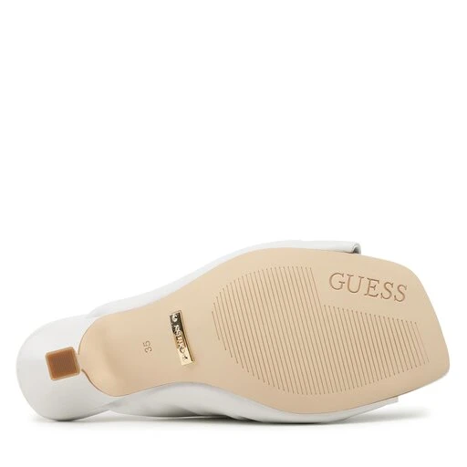 Mules / Sandales De Bain Guess Rinah FL6RNH LEA03 WHITE 6 Mules / Sandales De Bain Guess Rinah FL6RNH LEA03 WHITE – Image 4