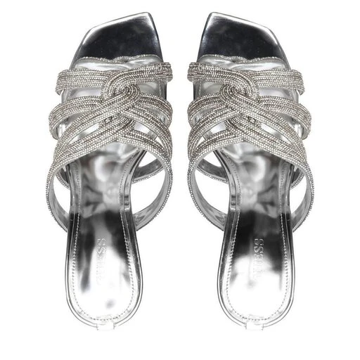 Mules / Sandales De Bain Guess Sypress FL5SYP ESU03 SILVE 7 Mules / Sandales De Bain Guess Sypress FL5SYP ESU03 SILVE – Image 5