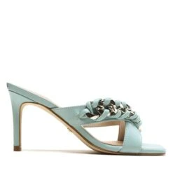 Mules / Sandales De Bain Guess Valaly FL6VLY LEA03 AQUA 8 Mules / Sandales De Bain Guess Valaly FL6VLY LEA03 AQUA -Chaussure Soldes Boutique mules sandales de bain guess valaly fl6vly lea03 aqua 1