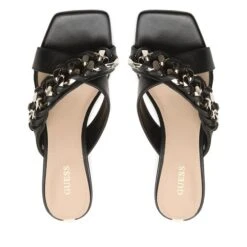 Mules / Sandales De Bain Guess Valaly FL6VLY LEA03 BLACK 11 Mules / Sandales De Bain Guess Valaly FL6VLY LEA03 BLACK -Chaussure Soldes Boutique mules sandales de bain guess valaly fl6vly lea03 black 4