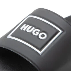 Mules / Sandales De Bain Hugo Match It Slid 50481244 10245811 01 Black 001 -Chaussure Soldes Boutique mules sandales de bain hugo match it slid 50481244 10245811 01 black 001 5