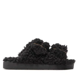 Mules / Sandales De Bain Inuikii Vegan Buckle Slide 70104-223 Black -Chaussure Soldes Boutique mules sandales de bain inuikii vegan buckle slide 70104 223 black 1