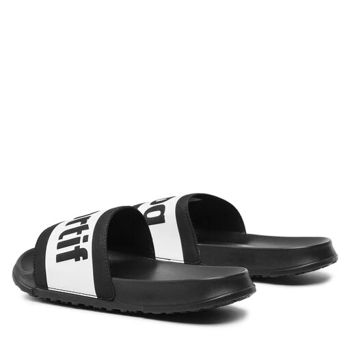 Mules / Sandales De Bain Le Coq Sportif Slide Binding Metallic 2310325 Black/Optical White 5 Mules / Sandales De Bain Le Coq Sportif Slide Binding Metallic 2310325 Black/Optical White – Image 3