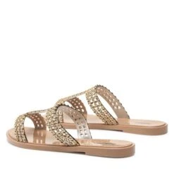Mules / Sandales De Bain Melissa Glowing Slide Ad 33820 Beige/Gold AL828 -Chaussure Soldes Boutique mules sandales de bain melissa glowing slide ad 33820 beige gold al828 2