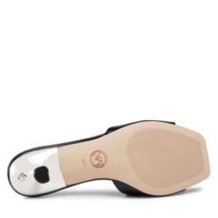 Mules / Sandales De Bain MICHAEL Michael Kors Amal Kitten Sandal 40F2AMMA2A Black -Chaussure Soldes Boutique mules sandales de bain michael michael kors amal kitten sandal 40f2amma2a black 3