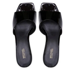 Mules / Sandales De Bain MICHAEL Michael Kors Amal Kitten Sandal 40F2AMMA2A Black -Chaussure Soldes Boutique mules sandales de bain michael michael kors amal kitten sandal 40f2amma2a black 4