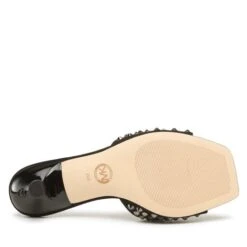 Mules / Sandales De Bain MICHAEL Michael Kors Amal Kitten Sandal 40F2AMMA2S Black/Black -Chaussure Soldes Boutique mules sandales de bain michael michael kors amal kitten sandal 40f2amma2s black black 3